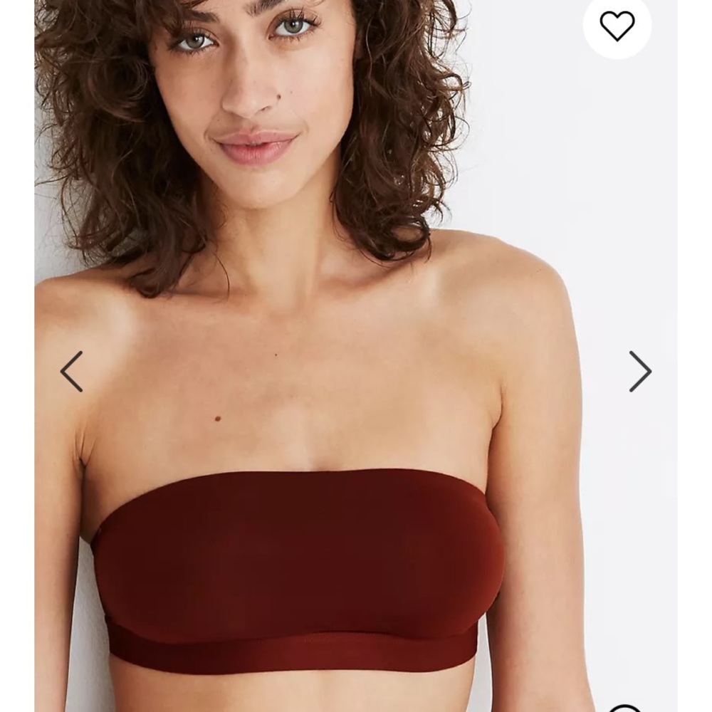 Madewell X Lively Bandeau Strapless Bra XS